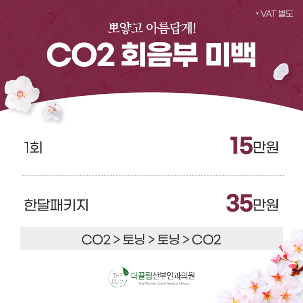 CO2 회음부 미백 뽀얗고 아름답게